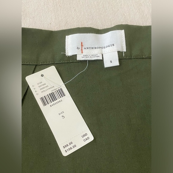 Anthropologie wrap mini skirt  NWT - Picture 9 of 14